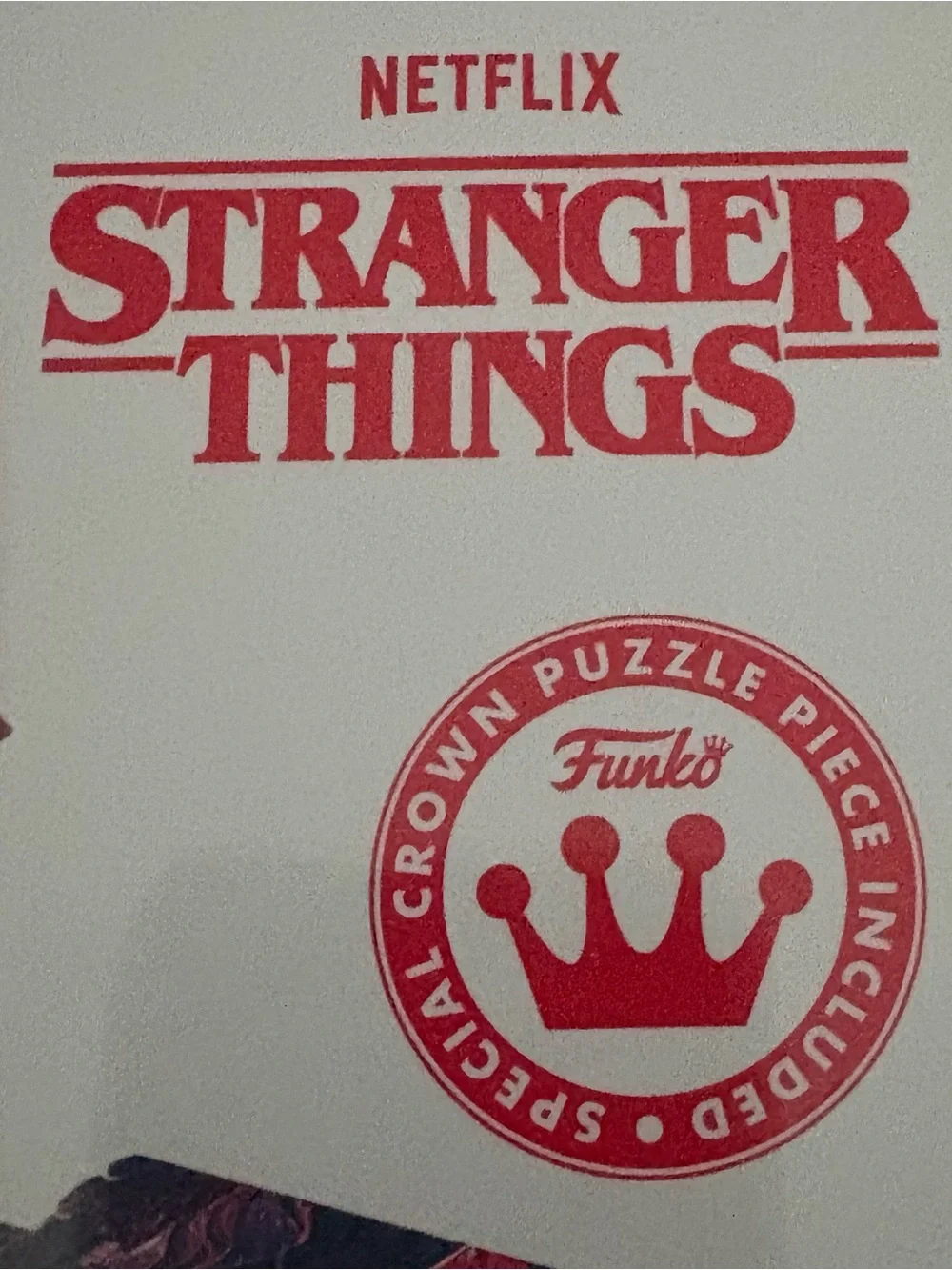 Stranger Things Netflix Funko PoP 500 piece puzzle